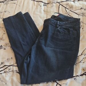 CAbi Dark Indigo Straight Leg Jeans